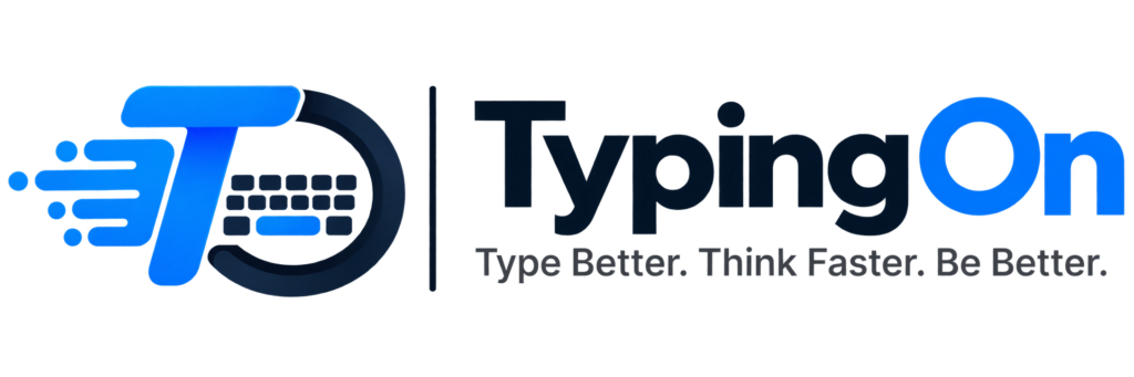 TypingOn online typing platform logo